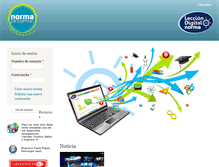 Tablet Screenshot of normaparapensar.com